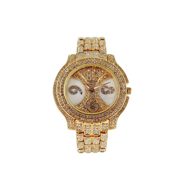 深圳鑲鉆復(fù)雜女士手表oem加工廠【穩(wěn)達(dá)時(shí)鐘表】