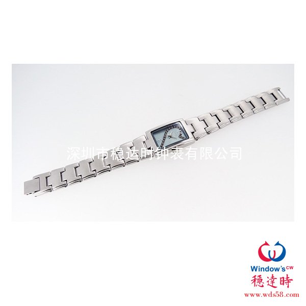 方形女生合金表帶手表