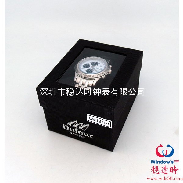 三眼表面男士商務手表