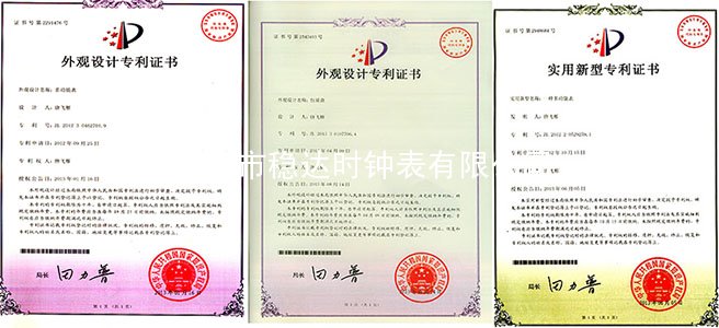 穩(wěn)達(dá)時手表專利