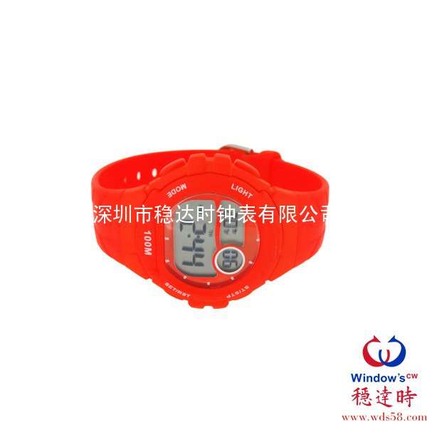 紅色朔料殼電子表定做