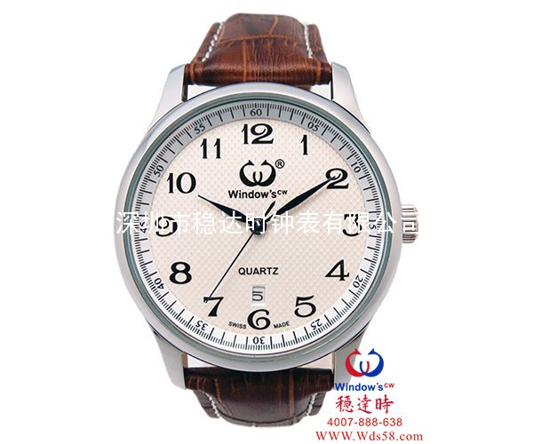 穩(wěn)達(dá)時(shí)經(jīng)典男裝不銹鋼商務(wù)手表批發(fā)