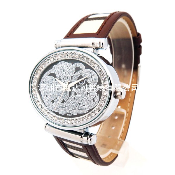 穩(wěn)達(dá)時(shí)皇冠正品精裝商務(wù)潮流女式禮品手表批發(fā)廠家
