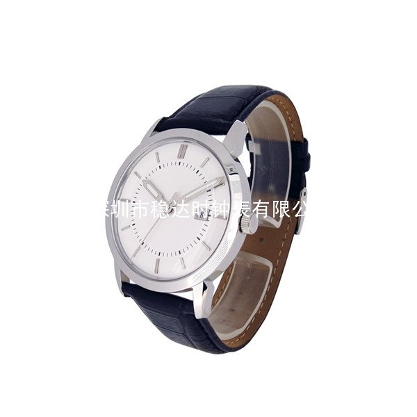 穩(wěn)達(dá)時(shí)簡(jiǎn)約經(jīng)典不銹鋼男士皮帶石英手表定做