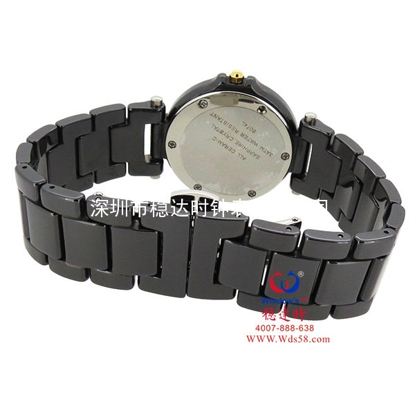 穩(wěn)達(dá)時(shí)時(shí)尚陶瓷表帶精品女士手表生產(chǎn)