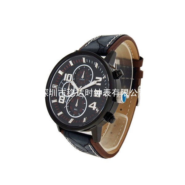 穩(wěn)達(dá)時(shí)高端不銹鋼男士多功能真空電鍍可定做手表工廠