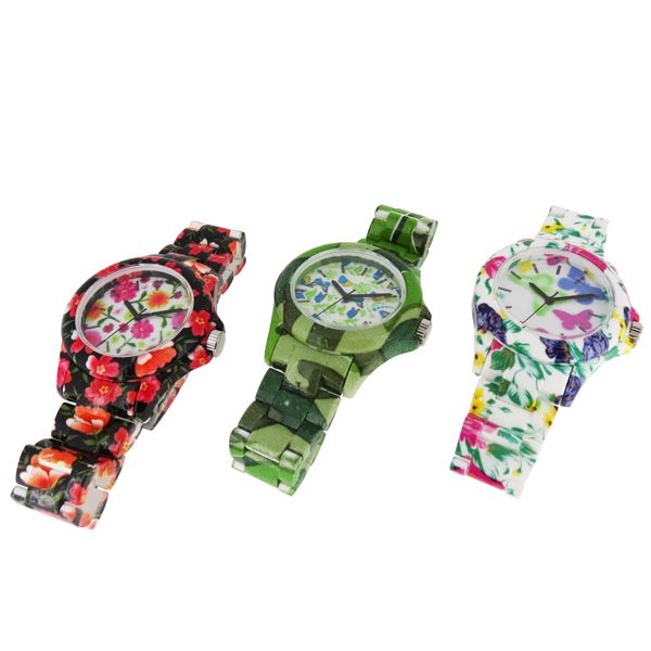 穩(wěn)達時時尚塑膠手表定制工廠