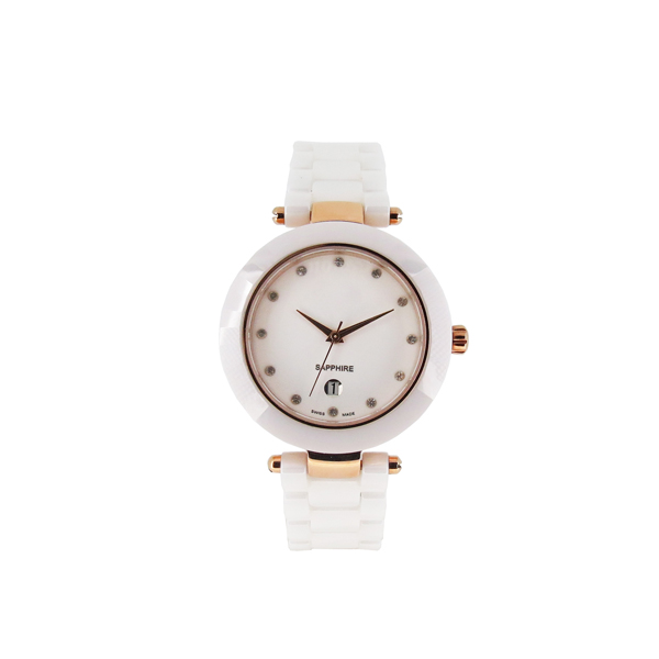 穩(wěn)達時韓版潮流款陶瓷禮品手表定制