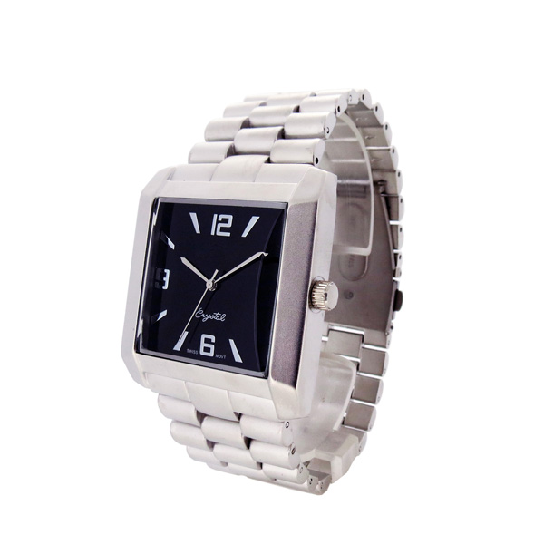 穩(wěn)達時經(jīng)典大氣方型男式商務手表定制