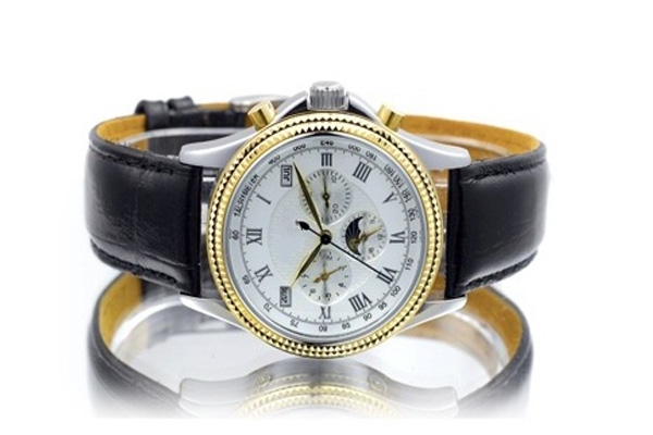 穩(wěn)達(dá)時多功能月相機(jī)械男士手表生產(chǎn)廠家