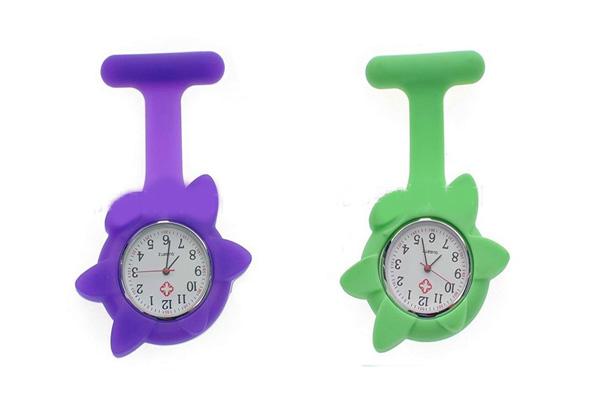 穩(wěn)達(dá)時太陽花硅膠護士手表生產(chǎn)廠家