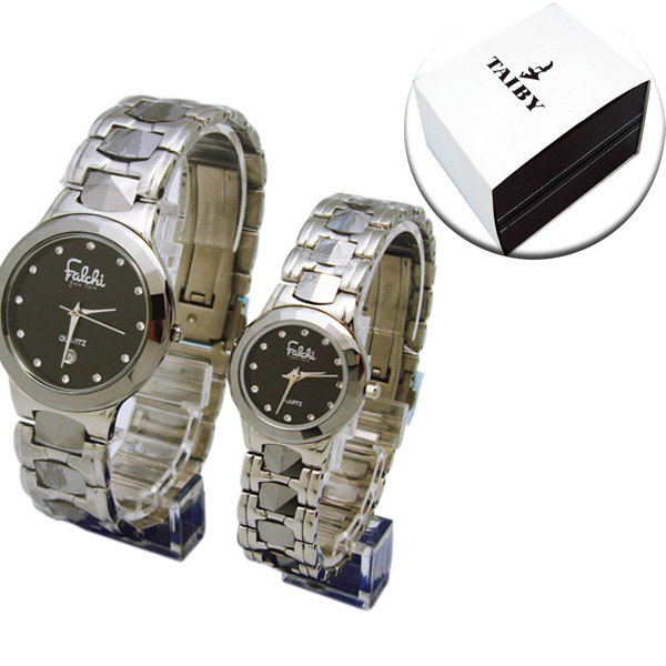 穩(wěn)達(dá)時個性古典特色不銹鋼情侶手表生產(chǎn)廠家