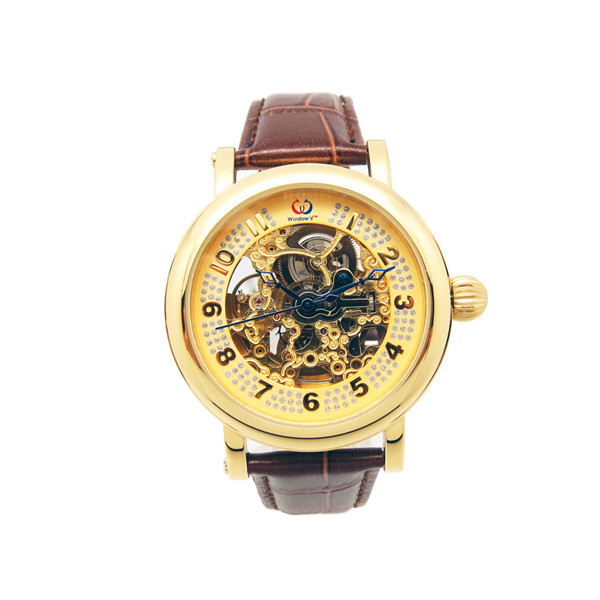 男士經(jīng)典鏤空機(jī)械手表定制廠家直銷