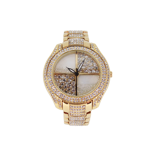 深圳手表廠家供應(yīng)時(shí)尚女士鑲鉆手表定制