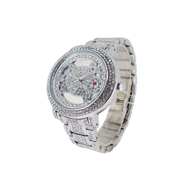 深圳手表廠家供應(yīng)鑲鉆女士手表定做