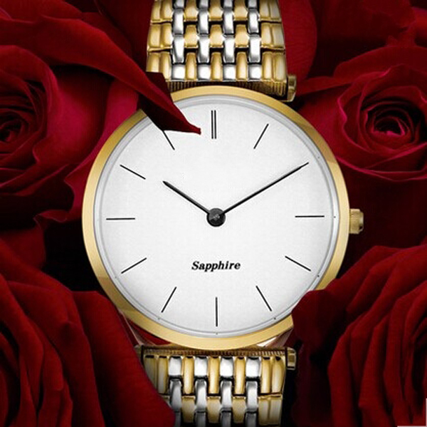 穩(wěn)達(dá)時(shí)禮品手表工廠供應(yīng)不銹鋼套裝情侶禮品手表定制代工