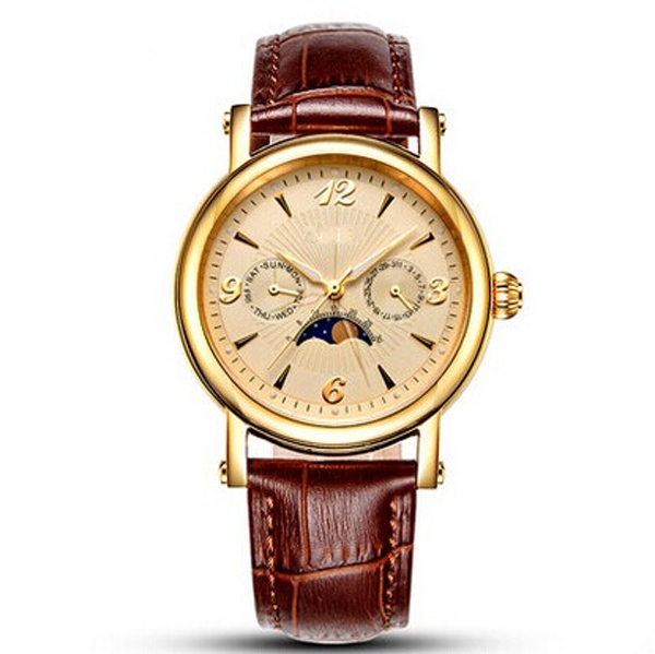 手表定制工廠供應(yīng)經(jīng)典男士多功能商務(wù)機(jī)械手表定制