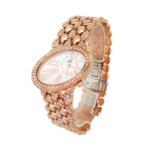 深圳禮品手表廠家批發(fā)時尚女士鑲鉆貝殼表盤手表【穩(wěn)達時鐘表】