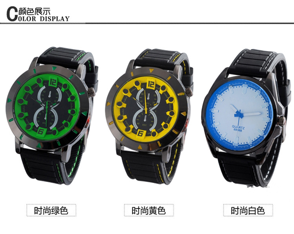 手表批發(fā)廠家供應(yīng)男士運(yùn)動(dòng)硅膠禮品手表廠家直銷【穩(wěn)達(dá)時(shí)鐘表】