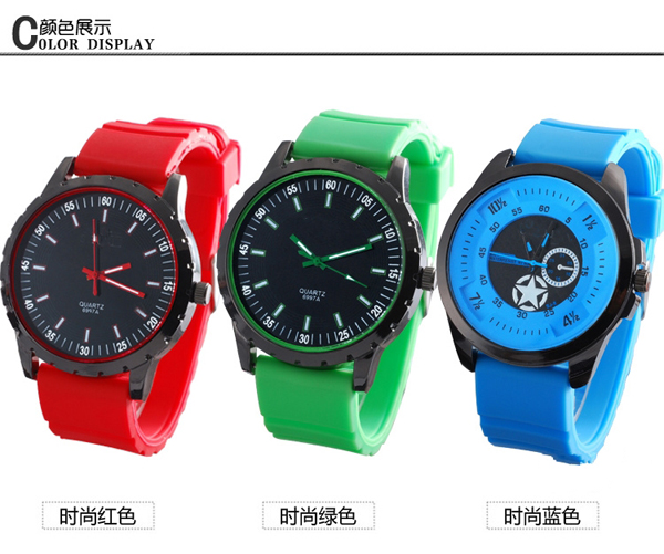 手表批發(fā)廠家供應(yīng)男士運(yùn)動(dòng)硅膠禮品手表廠家直銷【穩(wěn)達(dá)時(shí)鐘表】