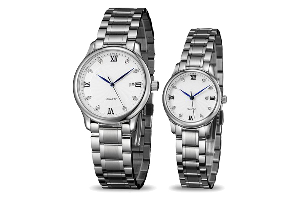 鋼藍(lán)指針腕表定制 穩(wěn)達(dá)時(shí)鐘表