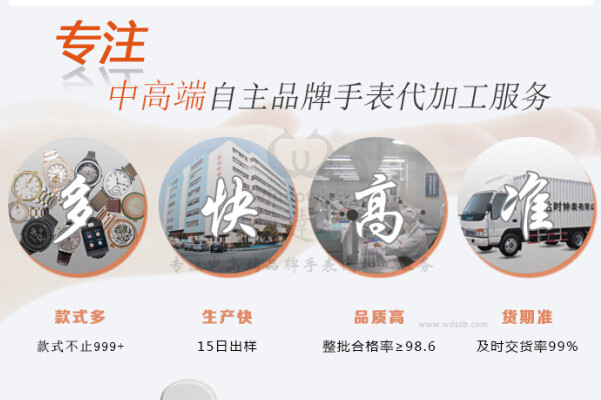 專注品質(zhì) 穩(wěn)達(dá)時(shí)手表加工不玩虛的