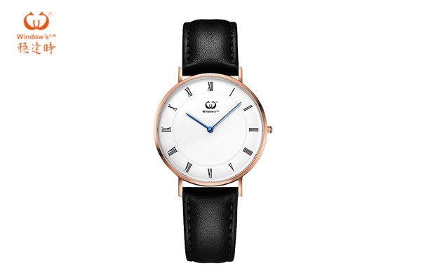 真皮簡(jiǎn)約石英腕表