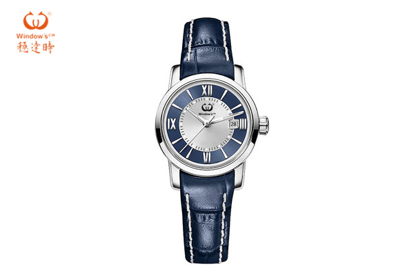 個(gè)性腕表定制 藍(lán)色氣質(zhì)款式&mdash;&mdash;手表廠家定制穩(wěn)達(dá)時(shí)