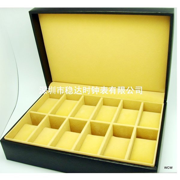 穩(wěn)達(dá)時(shí)高端霸氣真空電鍍不銹鋼殼牛皮表帶手表定制