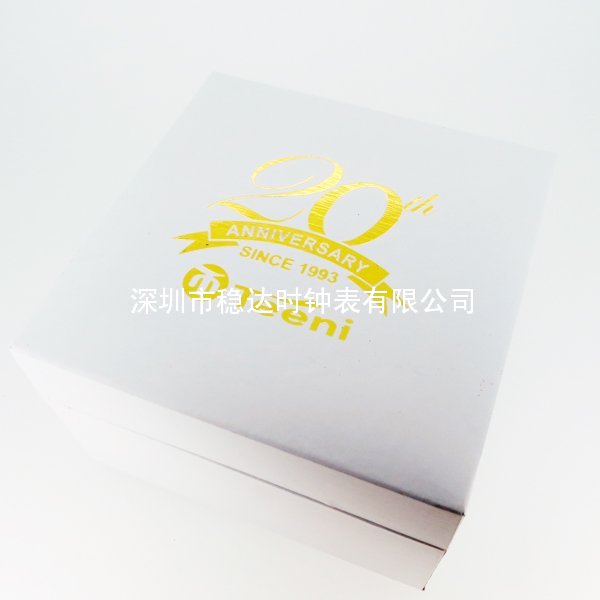 穩(wěn)達(dá)時(shí)高端霸氣真空電鍍不銹鋼殼牛皮表帶手表定制